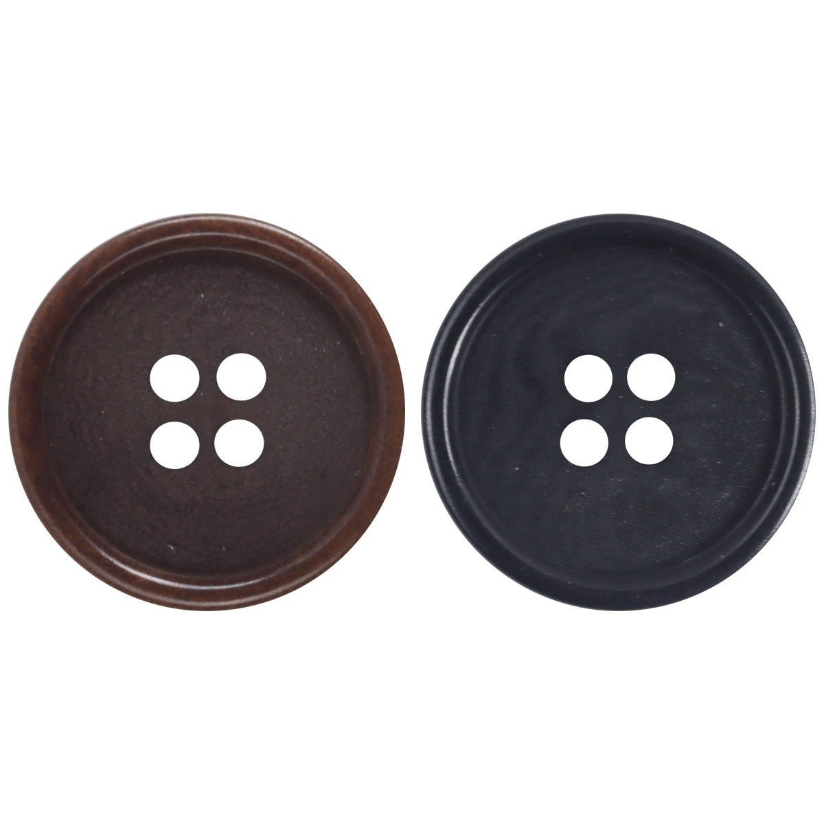Frosted Red-Brown Natural Fruit Button for Handmade Knits 10pcs - Lots of Buttons