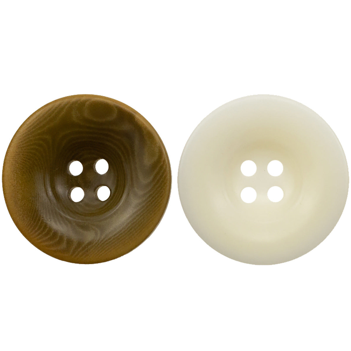 White Green Natural Fruit Buttons for Linen Suits 10pcs - Lots of Buttons