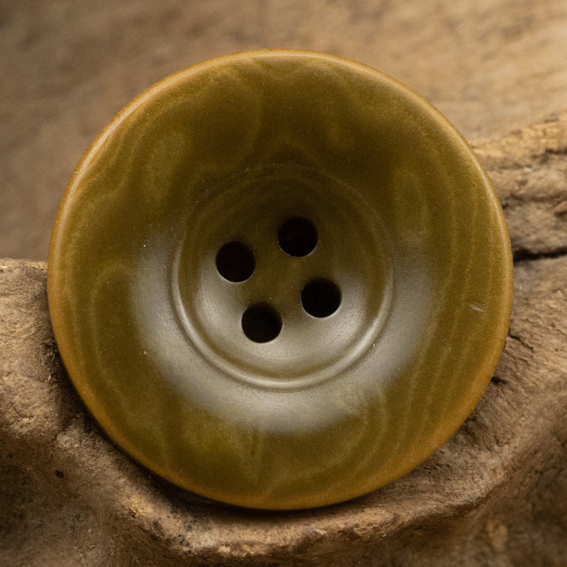 White Green Natural Fruit Buttons for Linen Suits 10pcs - Lots of Buttons