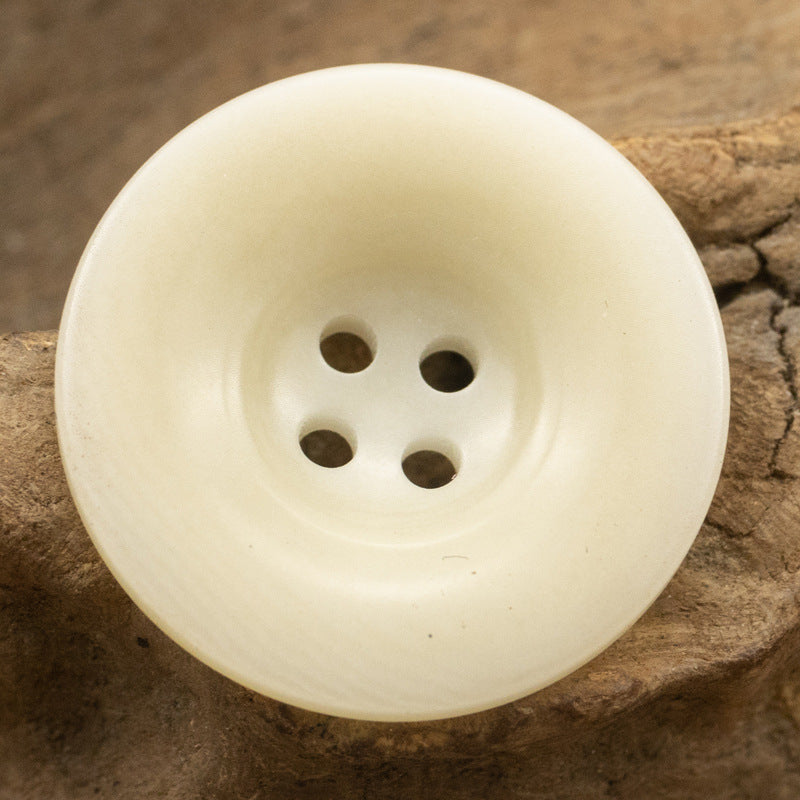 White Green Natural Fruit Buttons for Linen Suits 10pcs - Lots of Buttons