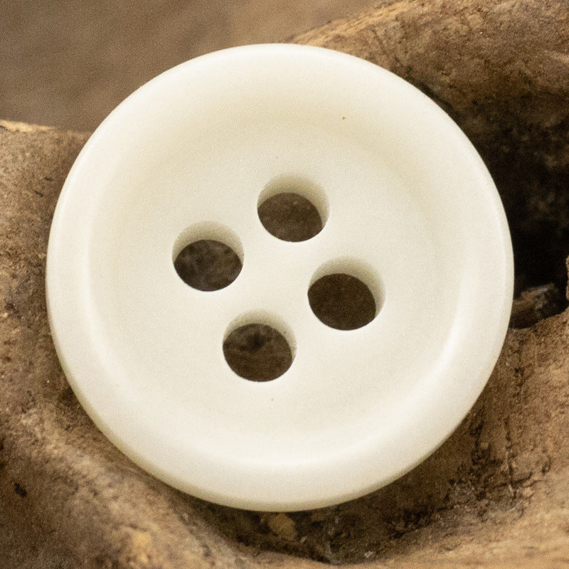 11.5mm Round Tagut Nut Buttons for Light Blue Polo Shirts -20pcs - Lots of Buttons