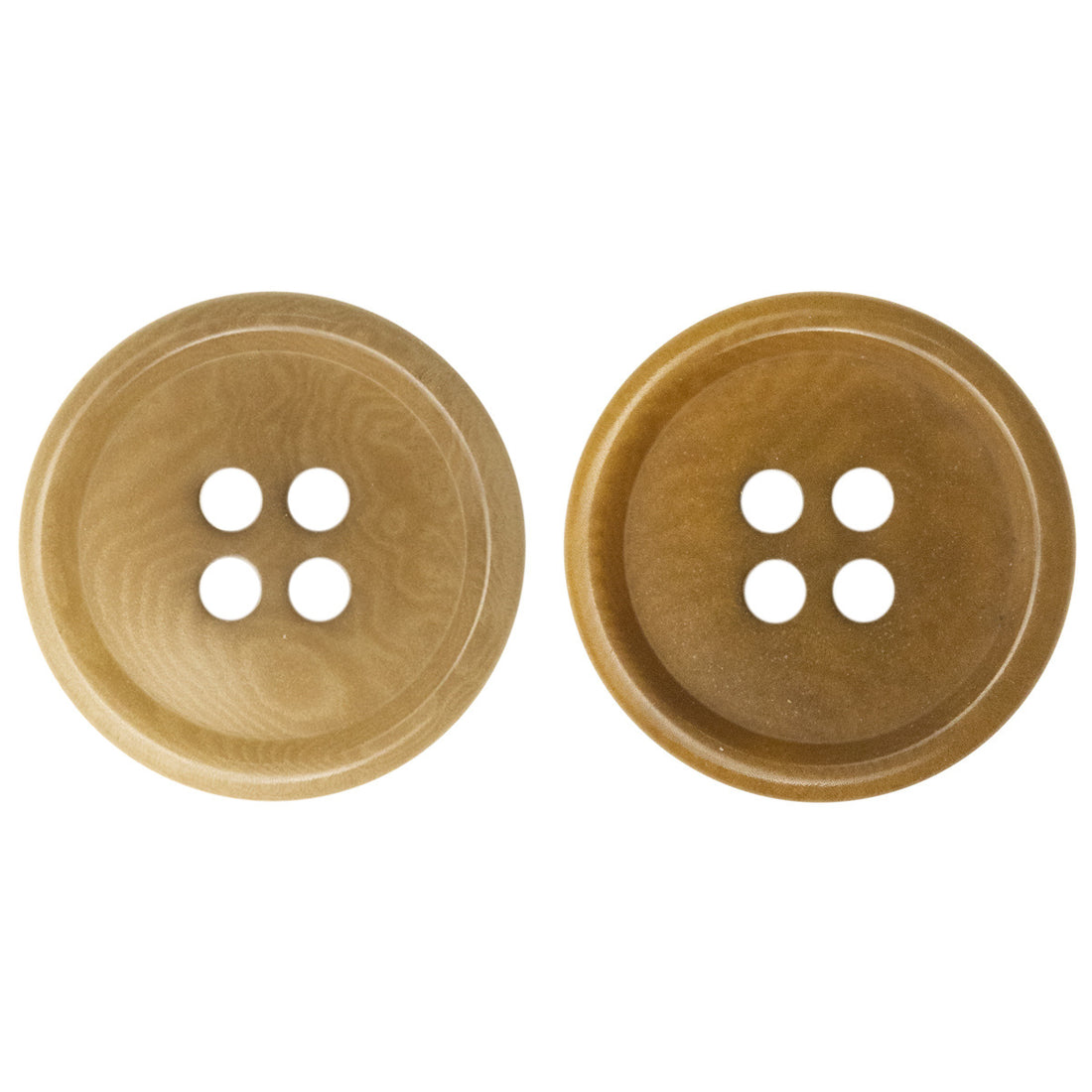 15MM/20MM Khaki Eco-Friendly and Sustainable Fruit Buttons 10pcs - Lots of Buttons