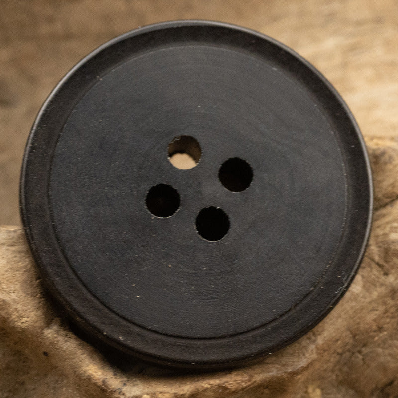 15-25MM Matte Black Brown Eco-Friendly Fruit Buttons 10pcs - Lots of Buttons