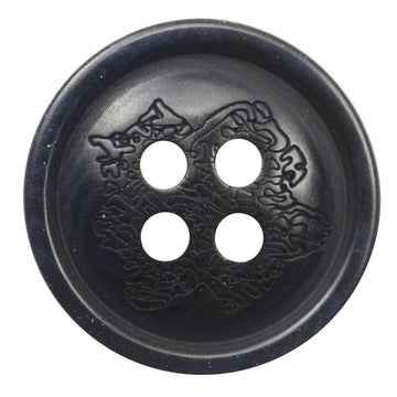 Laser Engraved Chinese Auspicious Clouds Dragon Fruit Buttons 10pcs - Lots of Buttons