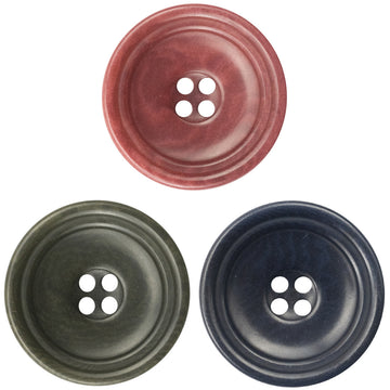 Sustainable Natural Palm Fruit Trouser Buttons 10pcs - Lots of Buttons