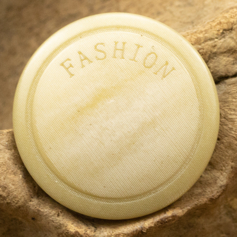 Klein Blue and Beige Fruit Fashion Buttons for Jackets 5pcs - Lots of Buttons
