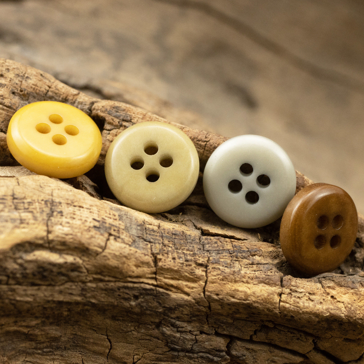 11.5/12.5mm Natural Fruit Buttons for Neutral Fashion Shirts 10pcs - Lots of Buttons