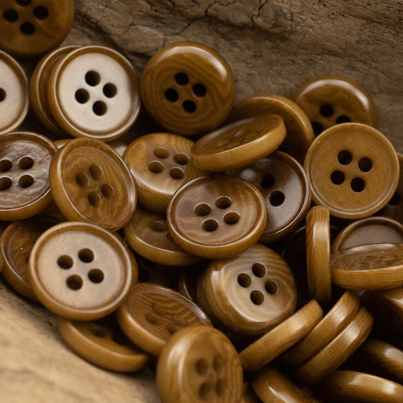 11.5/12.5mm Natural Fruit Buttons for Neutral Fashion Shirts 10pcs - Lots of Buttons