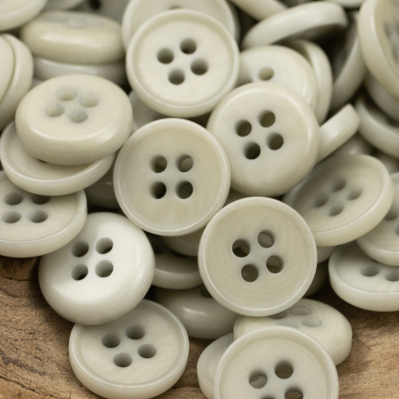 11.5/12.5mm Natural Fruit Buttons for Neutral Fashion Shirts 10pcs - Lots of Buttons