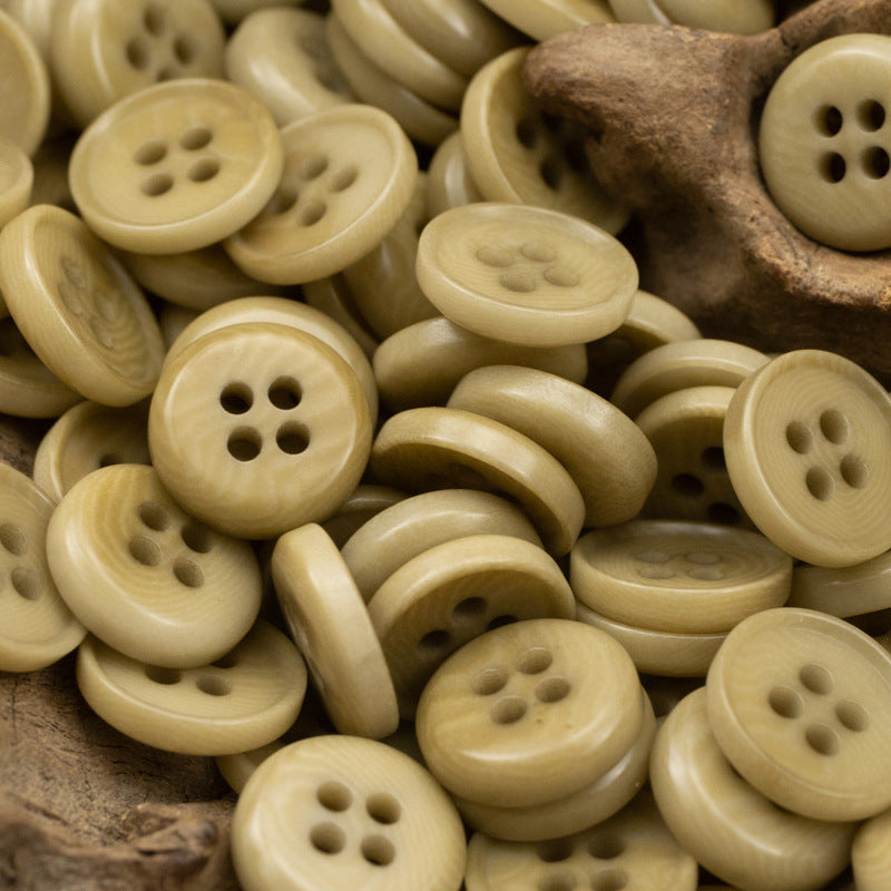 11.5/12.5mm Natural Fruit Buttons for Neutral Fashion Shirts 10pcs - Lots of Buttons