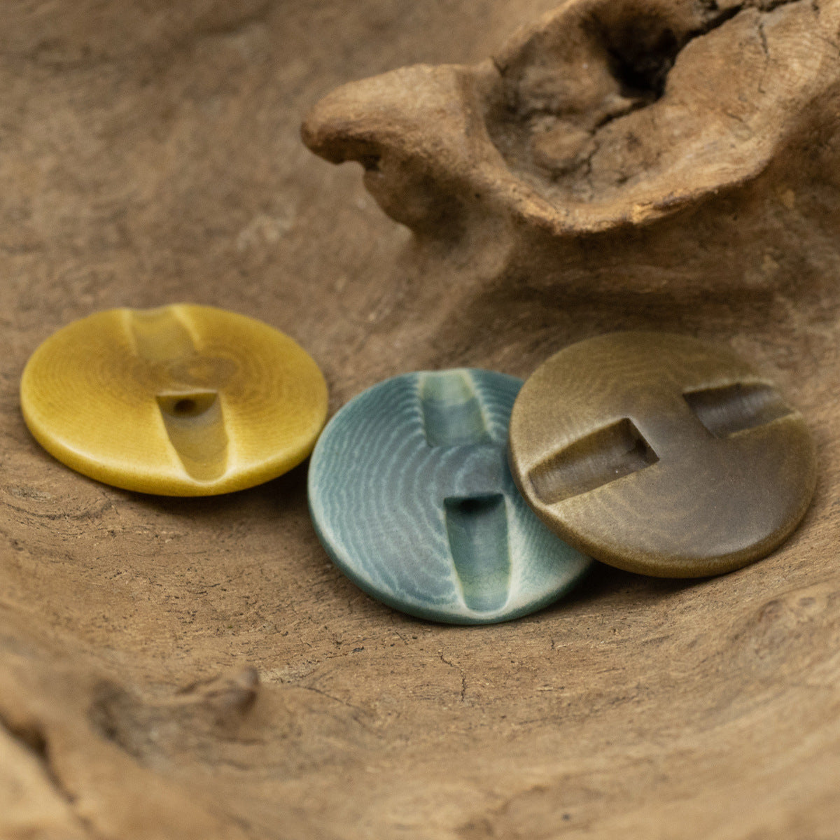 Vintage Nautical Anchor Shaded Fruit Buttons for Woolen Jackets 10pcs - Lots of Buttons