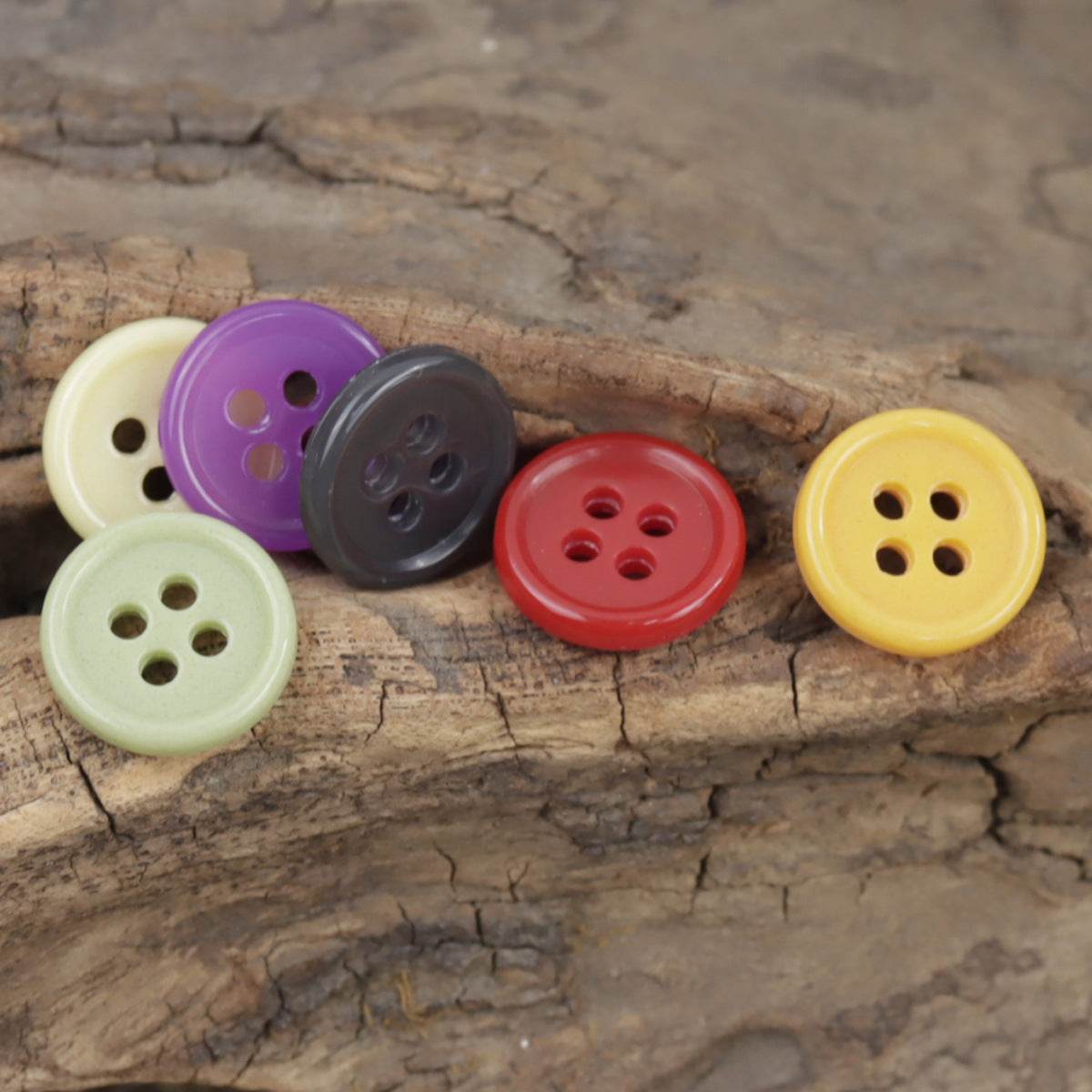 12.5mm Round Colorful Urea Buttons for Children's Beach Shirts 60 Pack - Lots of Buttons