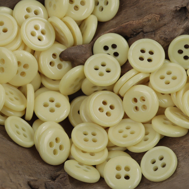 12.5mm Round Colorful Urea Buttons for Children's Beach Shirts 60 Pack - Lots of Buttons