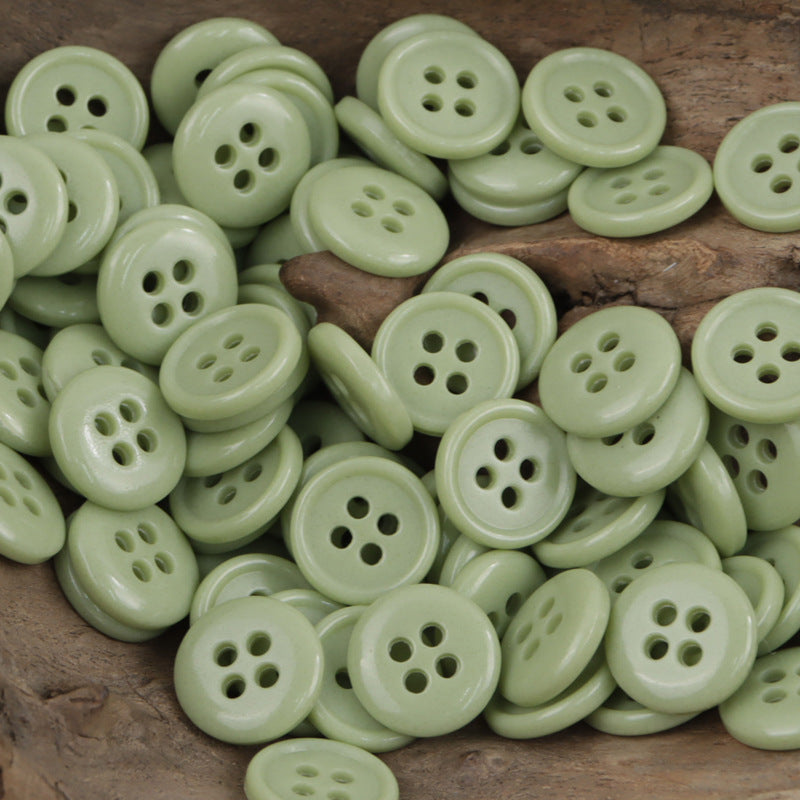 12.5mm Round Colorful Urea Buttons for Children's Beach Shirts 60 Pack - Lots of Buttons