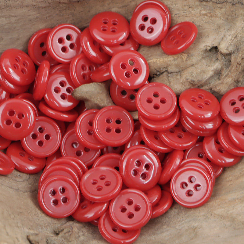12.5mm Round Colorful Urea Buttons for Children's Beach Shirts 60 Pack - Lots of Buttons