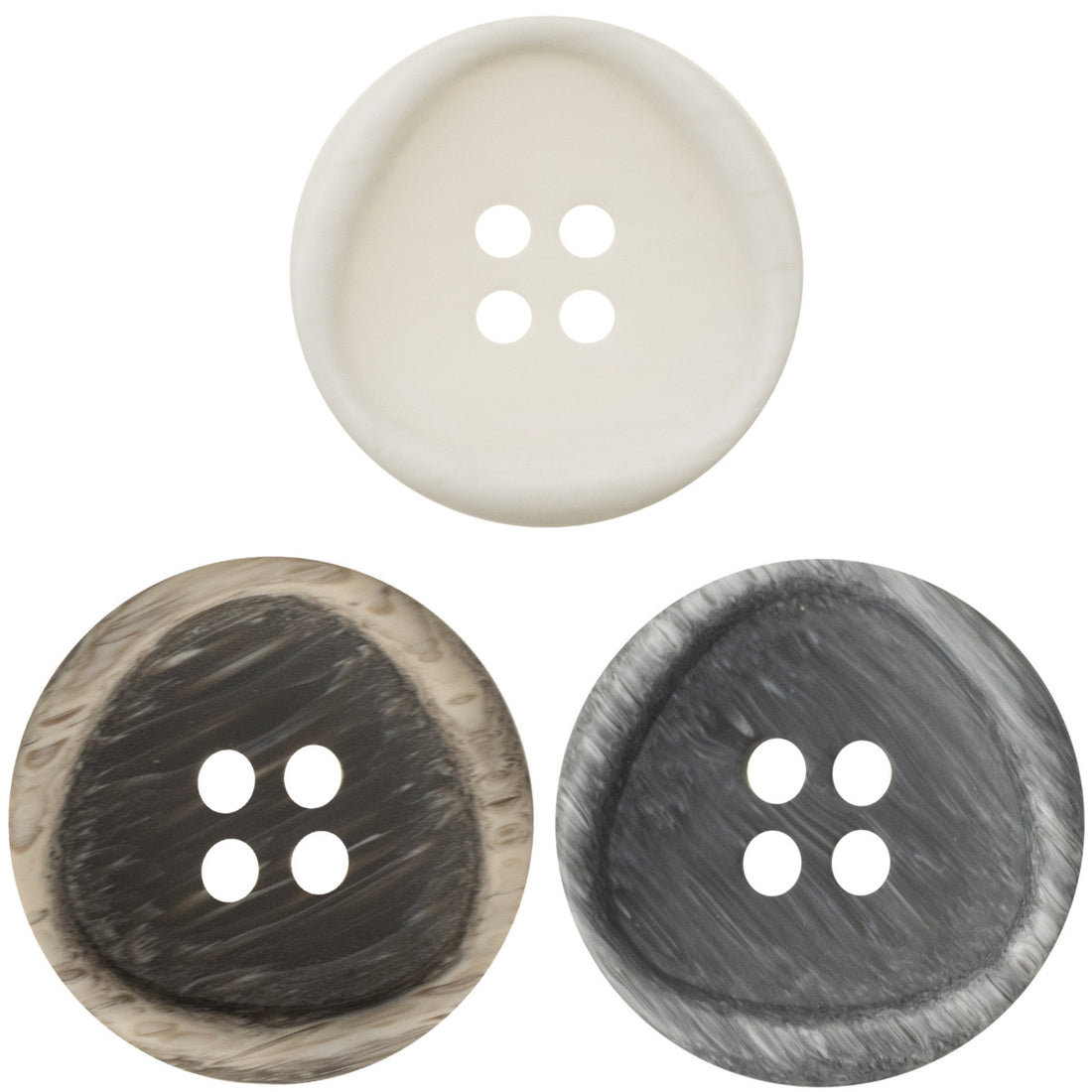 Irregular Resin Buttons Inlaid Triangular Imitated Wood-Grain,20pcs - Lots of Buttons