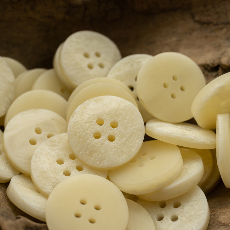 Fashion Resin Flat Coat Buttons with Irregular Texture 10pcs - Lots of Buttons
