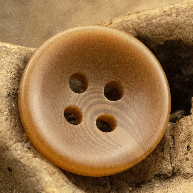 10mm Matte Bowl-Shaped Resin Buttons for Shirts and Knitwear - 50pcs - Lots of Buttons