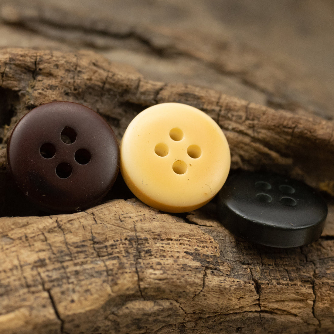 11.5mm Orange, Wine Red and Dark Green Resin Buttons for Shirts 60 Pack - Lots of Buttons