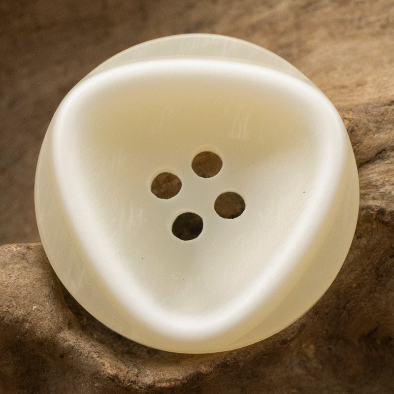25MM Outer Circle and Inner Triangle Resin Buttons 30 Pack