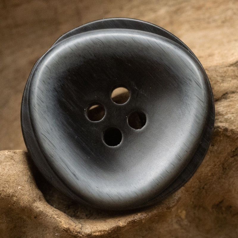 25MM Outer Circle and Inner Triangle Resin Buttons 30 Pack