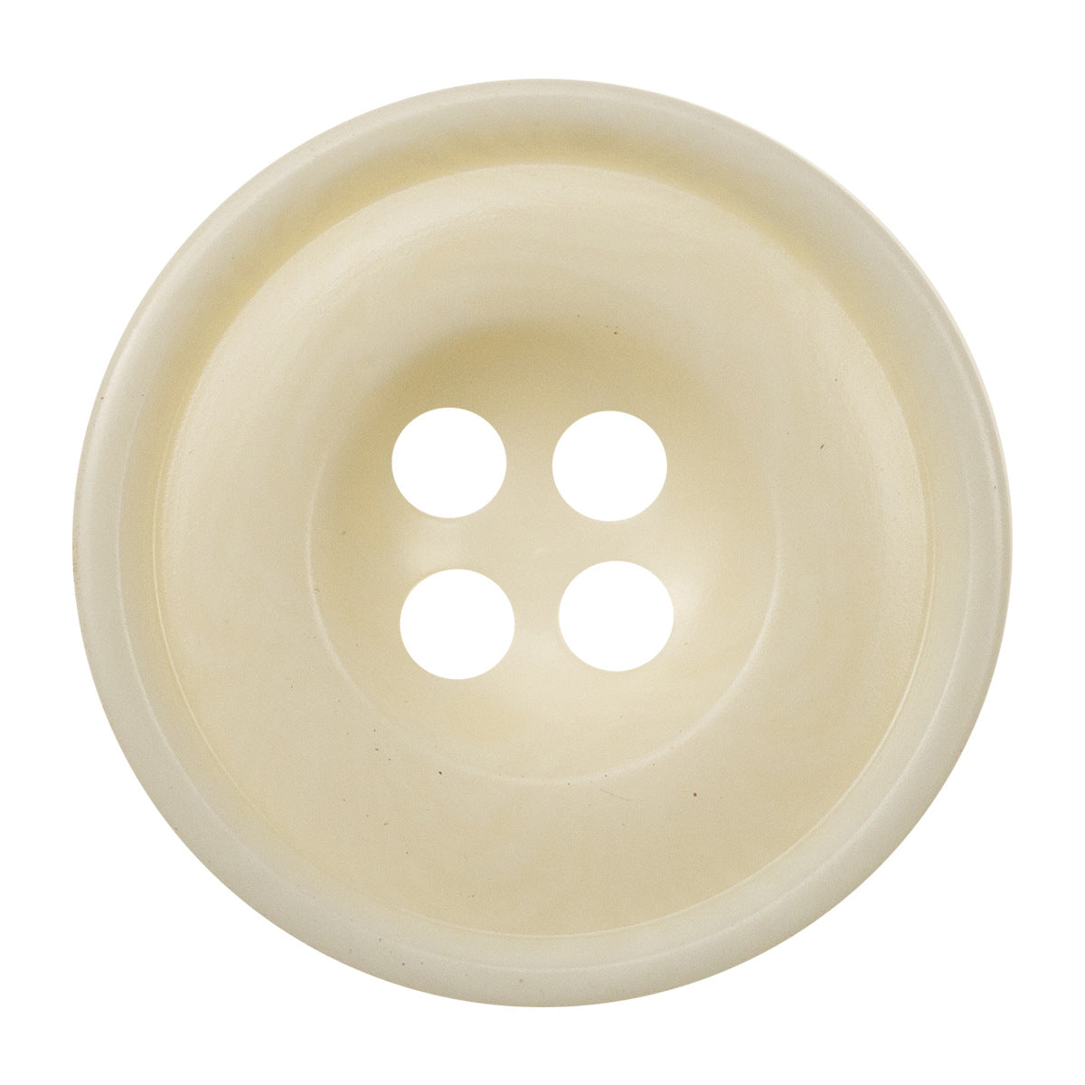 15-25mm Narrow-Edged 4 Hole Off-White Resin Buttons 30pcs - Lots of Buttons