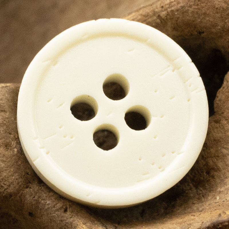 Imitation Bone Grain Distressed Resin Buttons for Denim Shirts 40 Pack - Lots of Buttons