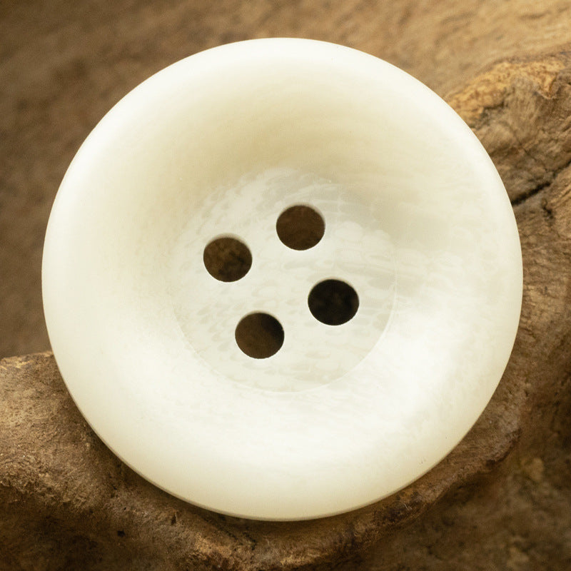15-28mm Wide-Edged Resin Buttons for Black Sweater Suit Coat 40 Pack - Lots of Buttons