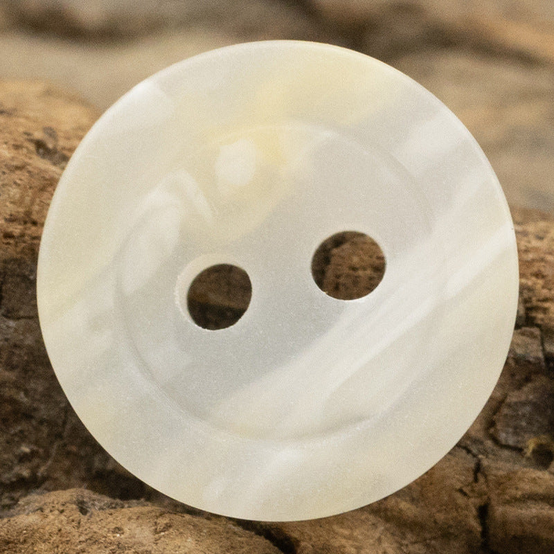 11.5mm 2-Hole Resin Buttons for Retro Spring Summer Shirt 40pcs - Lots of Buttons
