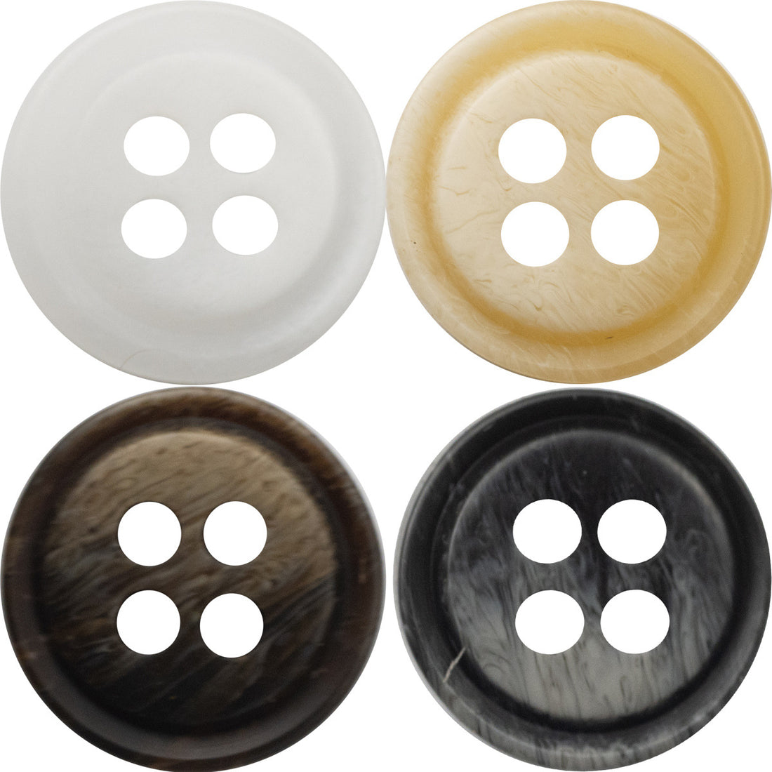 11.5MM Vintage Gradient Orange Resin Buttons for Corduroy Shirts 40 Pack - Lots of Buttons