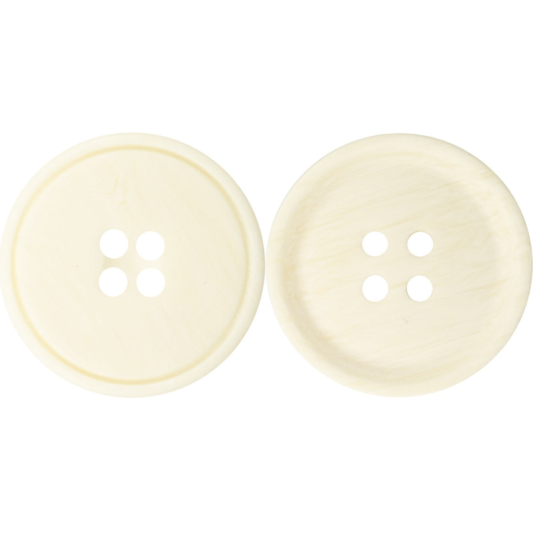 White Resin Buttons Imitated Ox-Bone Grain for Suit Jackets,20PCS - Lots of Buttons