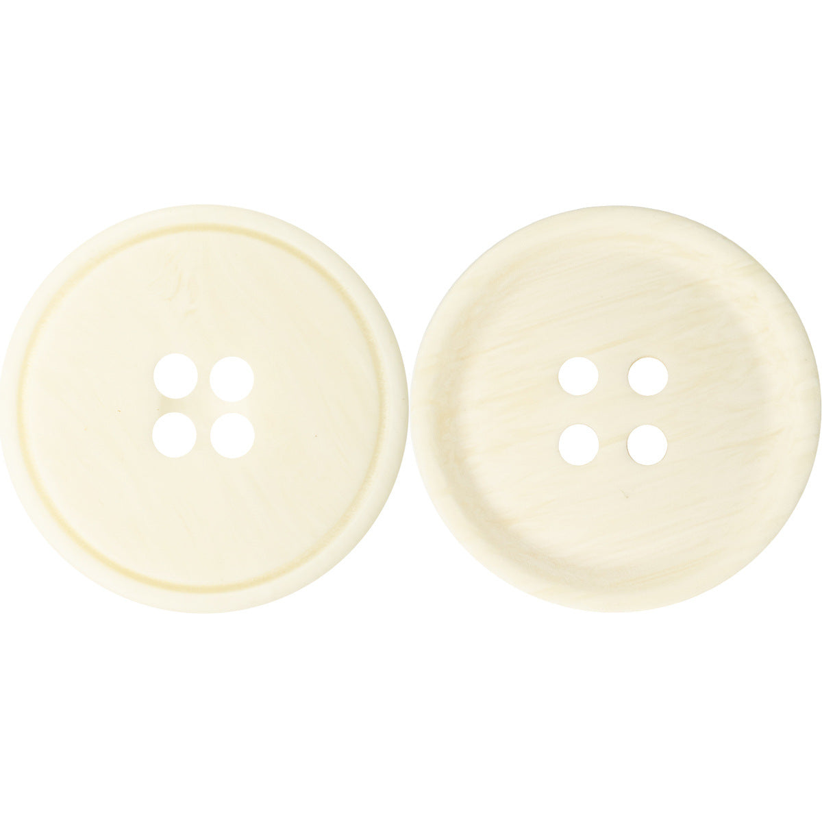 White Resin Buttons Imitated Ox-Bone Grain for Suit Jackets,20PCS - Lots of Buttons