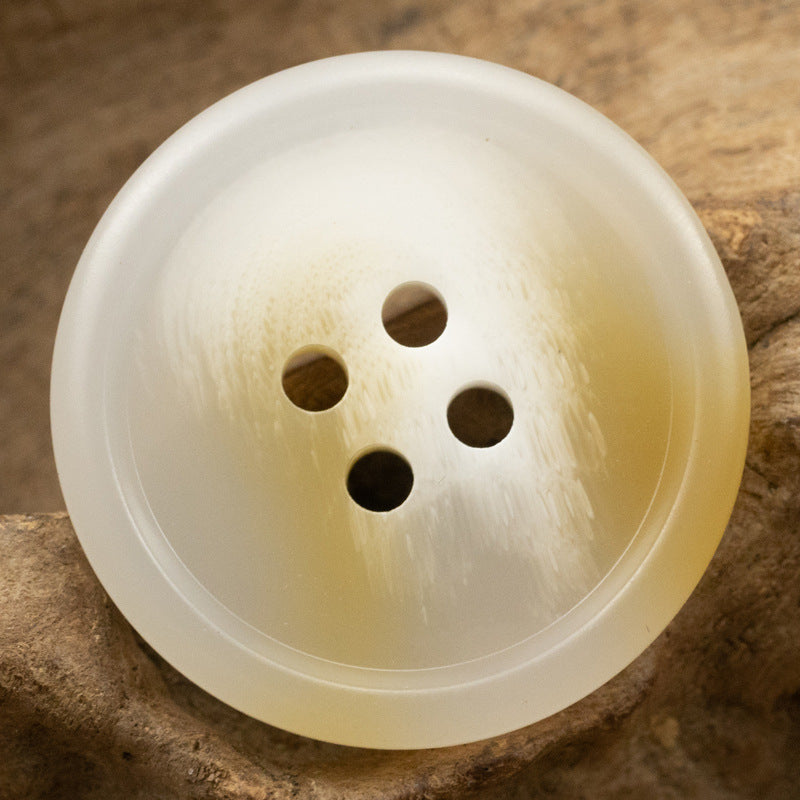 15-30MM Brown Four-Hole Resin Buttons for Casual Pants 40 Pack - Lots of Buttons