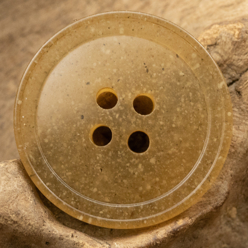 Translucent Jelly-Colored Resin Buttons for Women's Fashion Coats - 20pcs - Lots of Buttons