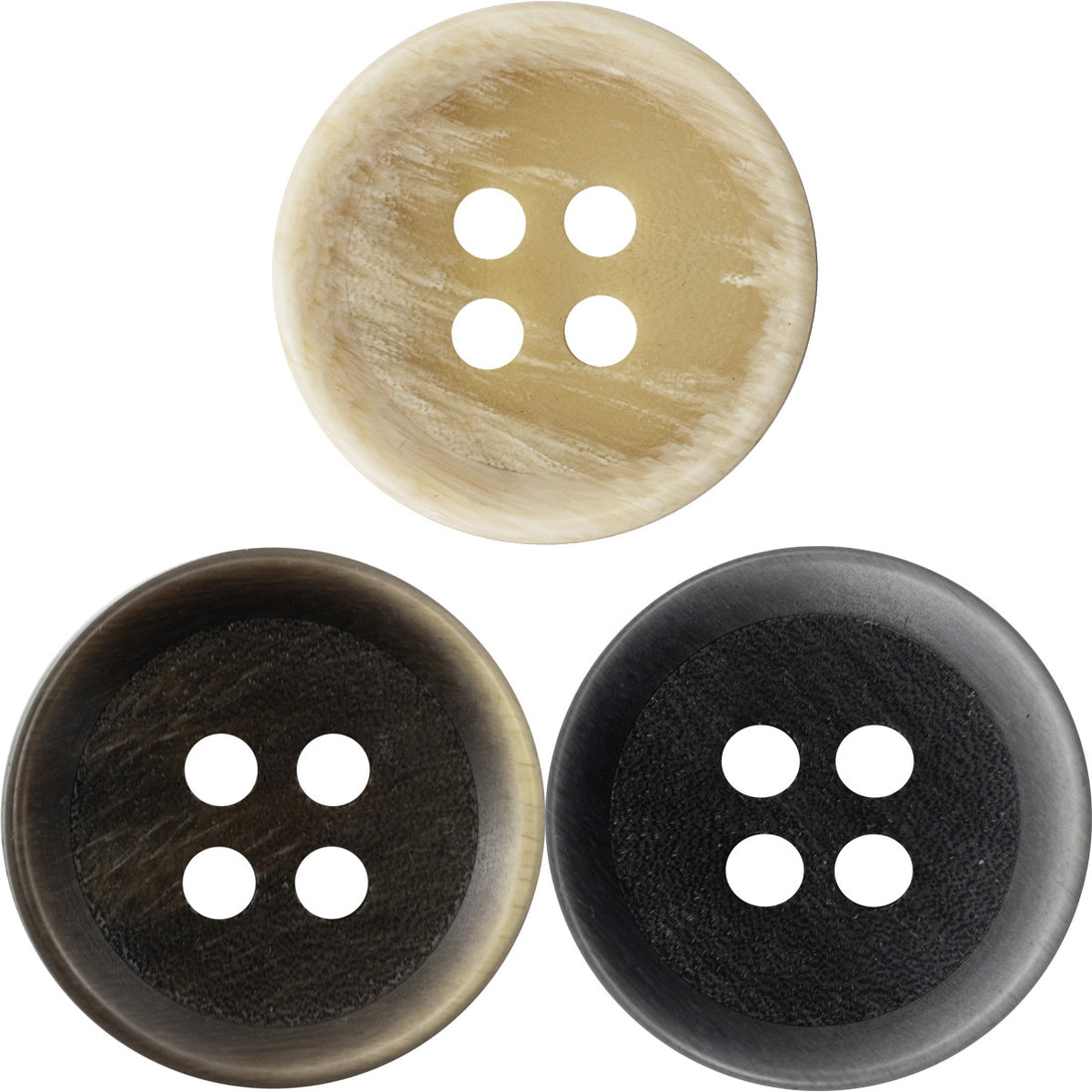 Round 4 Hole Resin Sewing Buttons with Gradient Frosted Surface,20PCS - Lots of Buttons