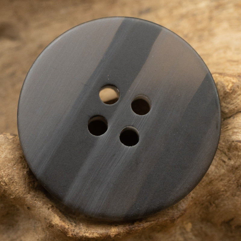 15-25mm Wood Grain Round Resin Buttons for Knitted Dresses 40 Pack - Lots of Buttons