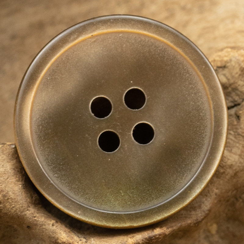 Fashionable Resin White and Gray Buttons for Casual Trousers 20pcs - Lots of Buttons