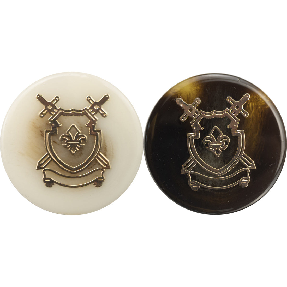 Nautical Anchor Resin Shank Buttons for Retro JK Uniform 10pcs - Lots of Buttons