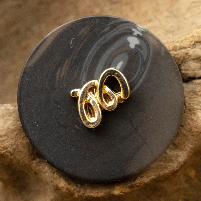 Resin and Metal Combination Buttons for Women's Jackets 10pcs - Lots of Buttons