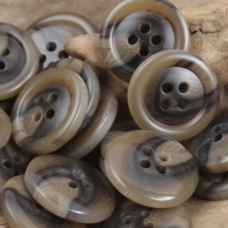 Resin Buttons for Light Khaki Casual Cargo Pants 30pcs - Lots of Buttons