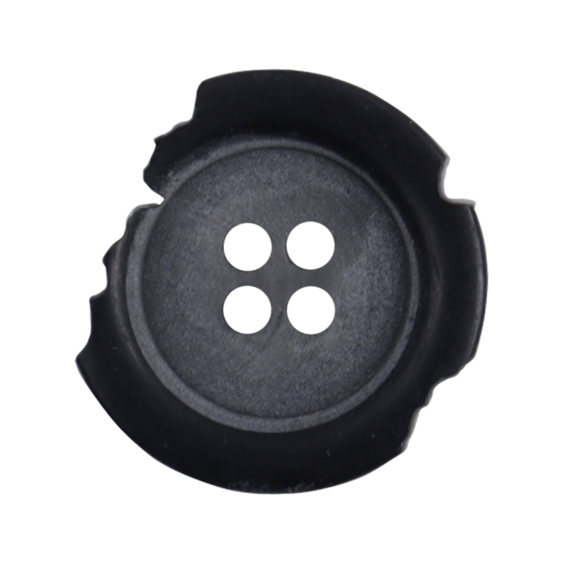 Vintage Imperfect Frosted Four-Hole Resin Buttons for Casual Pants 20pcs - Lots of Buttons