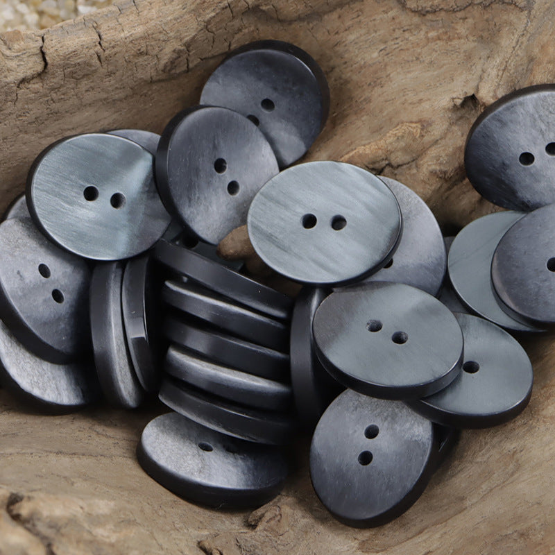 Oval 2 Holes Elegant Gradient Marble Texture Resin Buttons 20pcs - Lots of Buttons