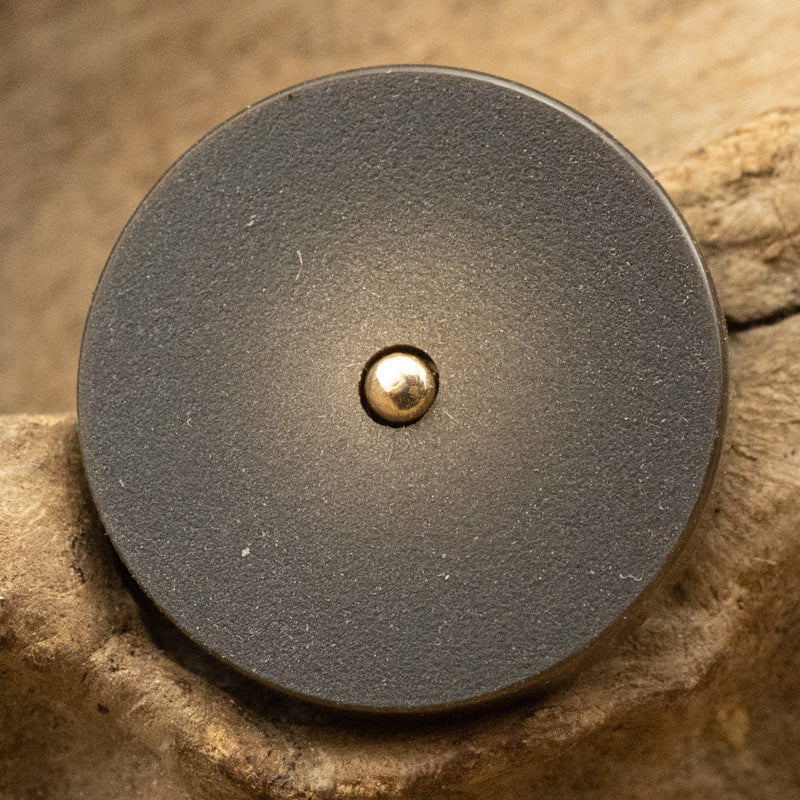 15mm-30mm Kerek Matt Fagyasztott Narancssárga Gyanta Fém Kézivel 30 Csomag