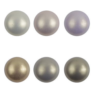 11.5mm Soft-Colored Spherical Resin Buttons for DIY Earrings 10pcs - Lots of Buttons