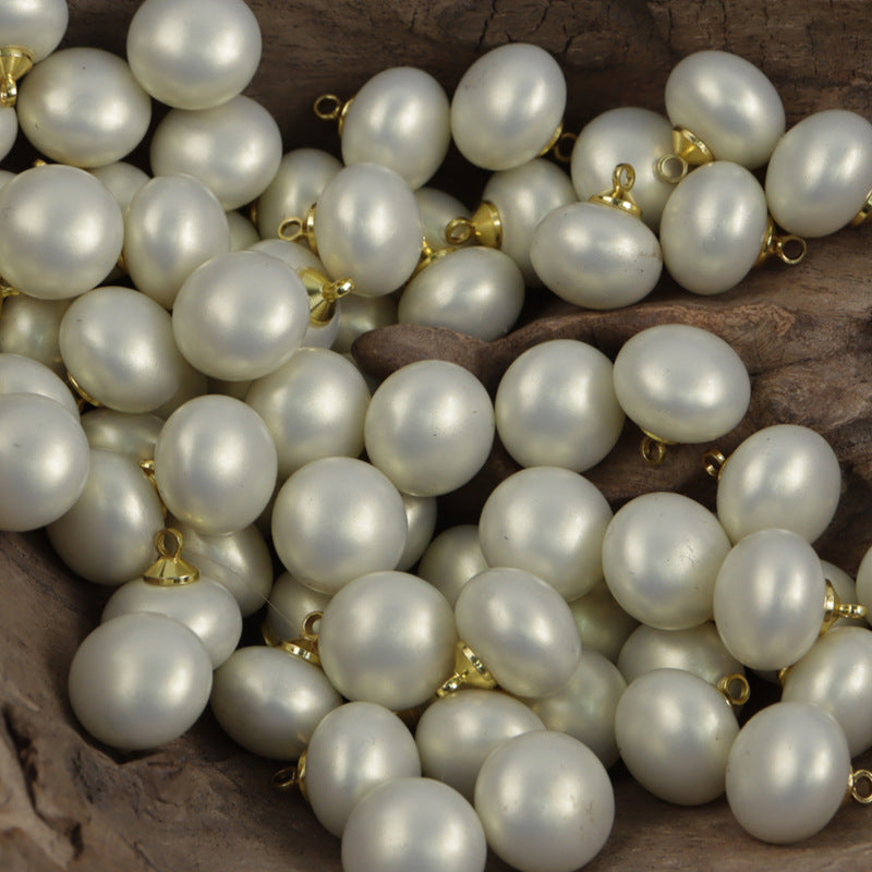 11.5mm Soft-Colored Spherical Resin Buttons for DIY Earrings 10pcs - Lots of Buttons