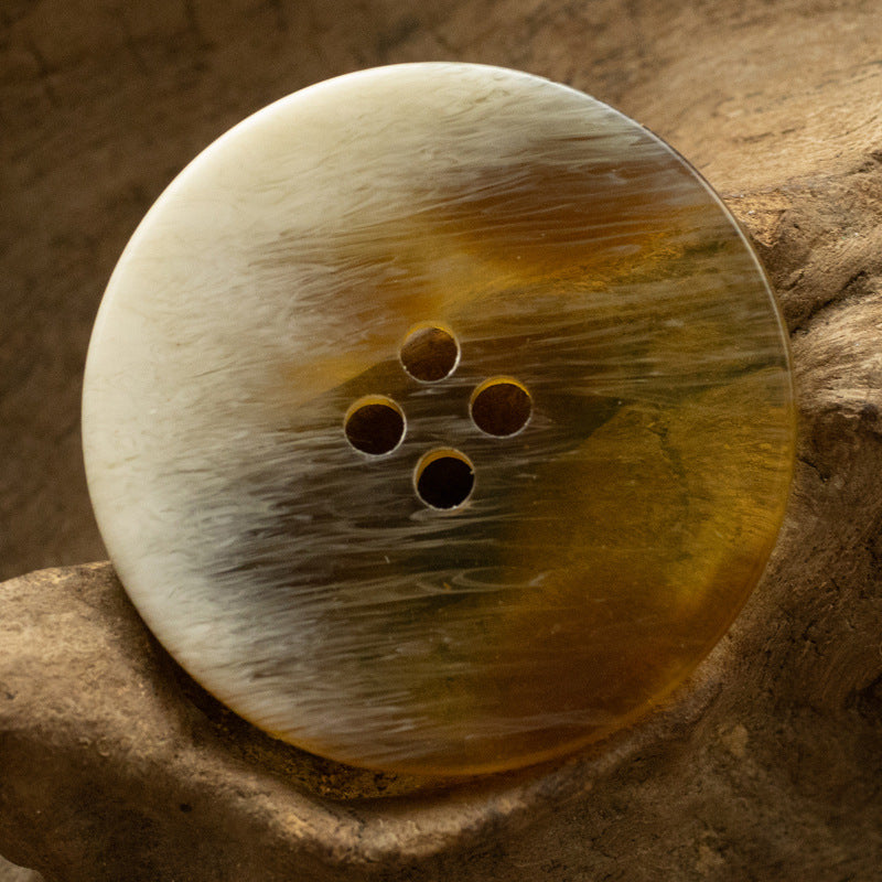 15-30mm Gradient Imitation Amber Pattern Resin Buttons 20pcs - Lots of Buttons