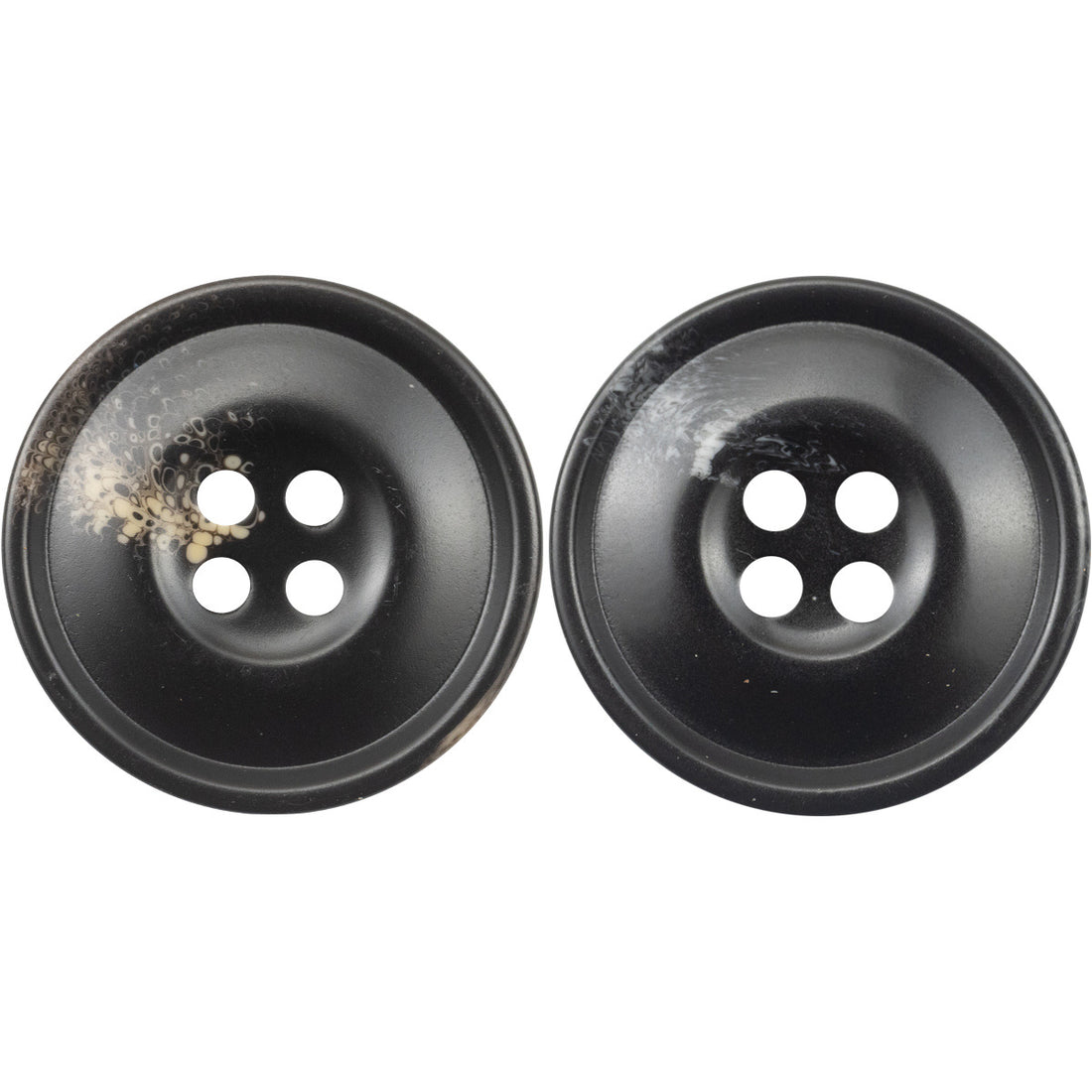 15-30MM Black Brown Resin Buttons for Cashmere Coats 20pcs - Lots of Buttons