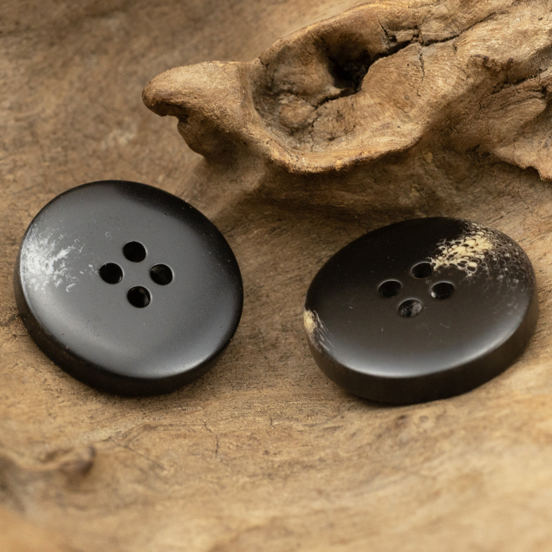 15-30MM Black Brown Resin Buttons for Cashmere Coats 20pcs - Lots of Buttons