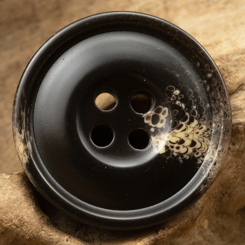 15-30MM Black Brown Resin Buttons for Cashmere Coats 20pcs - Lots of Buttons