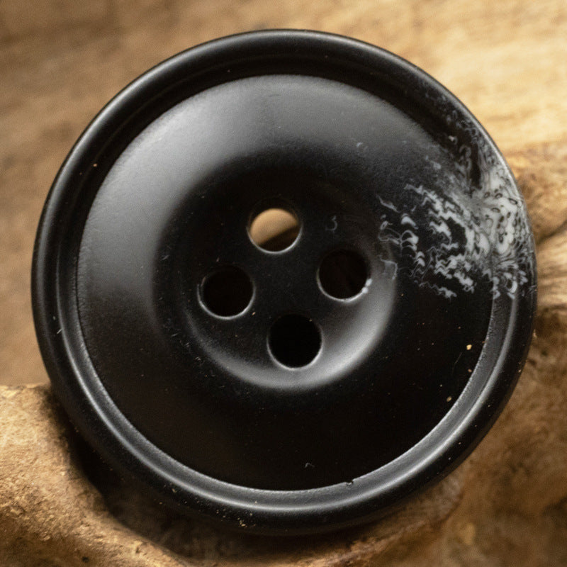 15-30MM Black Brown Resin Buttons for Cashmere Coats 20pcs - Lots of Buttons